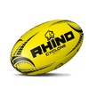 Rhino Cyclone Rugby Ball, Fluo Yellow, Size 4