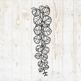 Flower Bouquets Wall Decals - Flower Bouquets Wall Stickers - Minimalistic Minimalist Floral Botanical Leaves Branches Silhouette - Car Window Tumbler Laptop Bedroom Room Home Decor DWSV13250