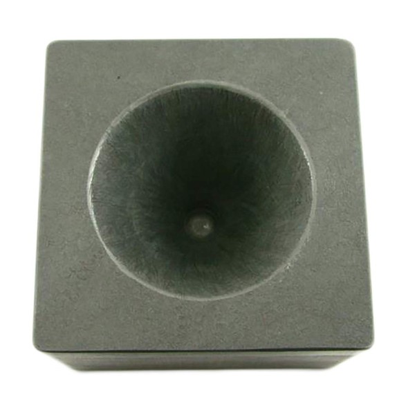 High Density Graphite Conical Mold- Assy Gold Silver Black Sand Cone - Full Size