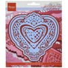Marianne Design Anjas Filigraan Heart Craftable Die, Blue