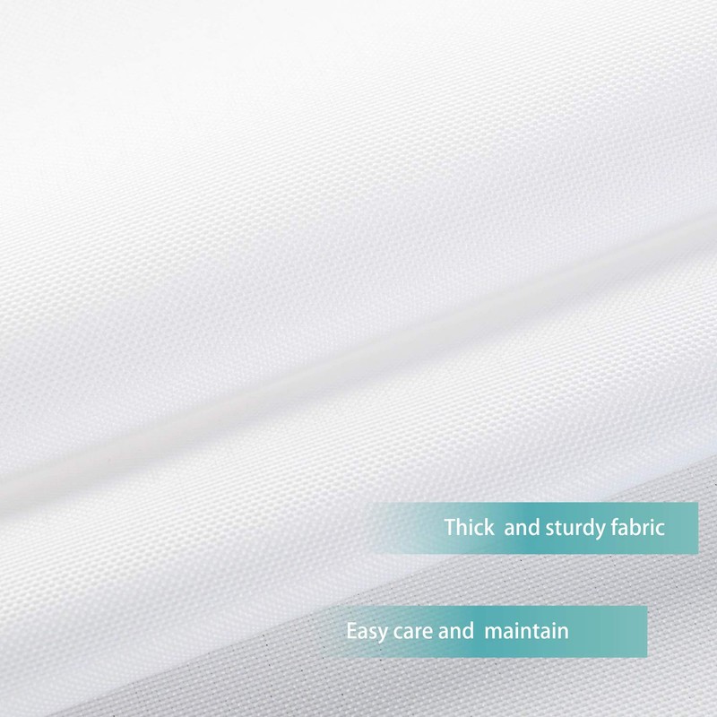 Mrs Awesome Extra-Long Fabric Shower Curtain or Liner with 9