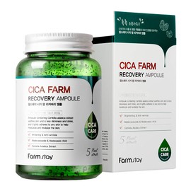 FARM STAY CICA FARM Recovery Ampoule 8.45 fl oz/ 250ml, Hydrating, Calming Gel Ampoule with Vitamin Capsules