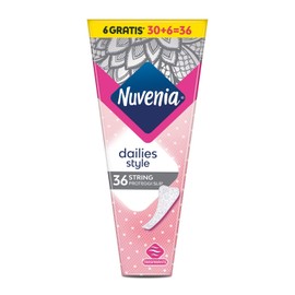 Nuvenia - Proteggi Slip Dailies Style - Massima Protezione e Bordi Flessibili - Confezione da 36 Salva Slip