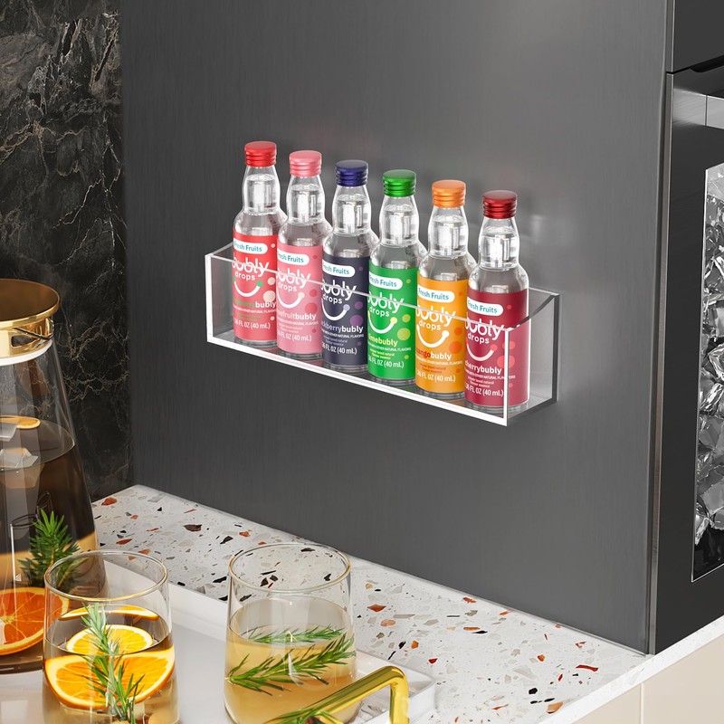 NiHome Clear Acrylic Bottle Organizer