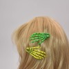 Qeesio 8Pcs Mixed Color Hair Claws 3" Length Skeleton Hand