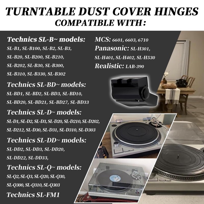 XYgdhqpt SFATB33N01A For Technics Turntable Part - Dust Cover Hinge
