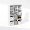 Furinno Reed 11-Cube Open Shelf Clothing & Closet Storage Organization,