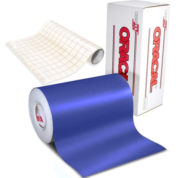ORACAL 631 Matte Brilliant Blue Adhesive Craft Vinyl 12 Inches