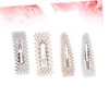 Beavorty 4pcs Elegant Hair Clips for Ladies and Girls Triangle