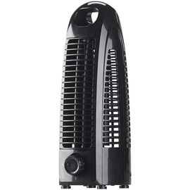 Sichler Haushaltsgeräte Small Tower Fan: Tower Table Fan VT-110 with 2 Speed Levels, 10W (Mini Table Fan, Mini Table Tower Fan, Small)