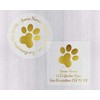Return Address Stickers, Paw Print Return Address Labels, Return Address