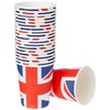 SHATCHI 20pcs Great Britain Union Jack Party Paper Cups Tableware
