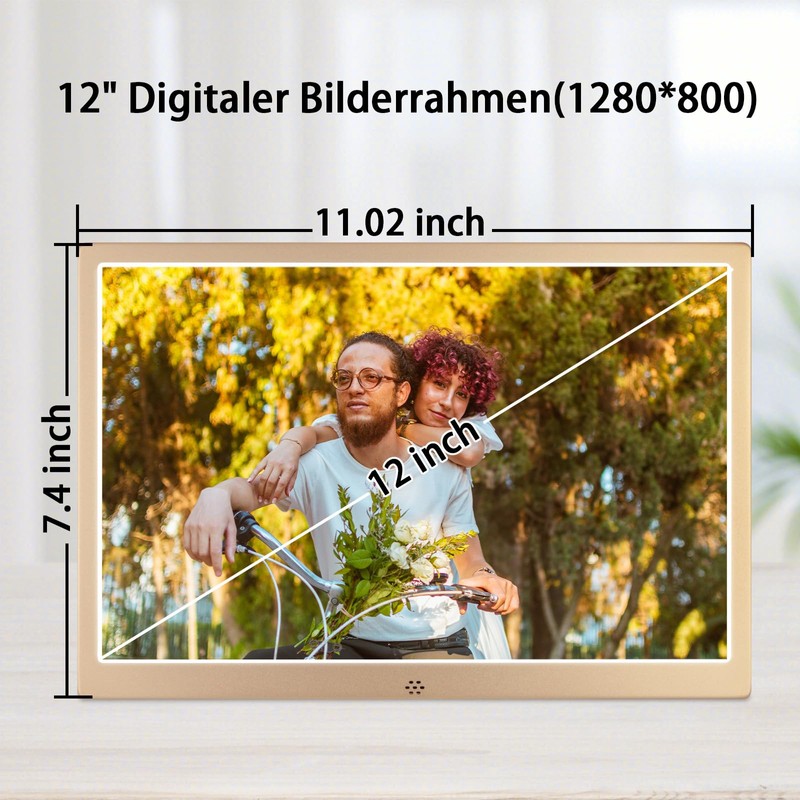 TSITSC 12 Inch Digital Photo Frame, 1280 x 800 IPS