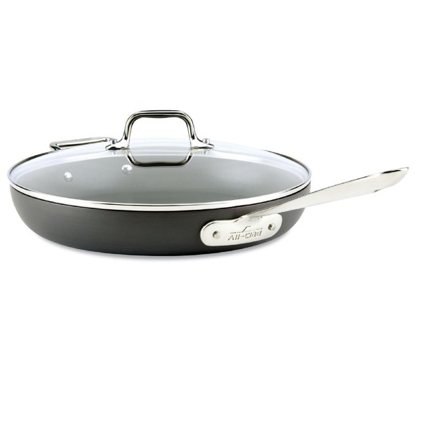 All-Clad HA1 Hard Anodized Nonstick Fry Pan 12 Inch Induction