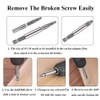 Screw Extractor Set, 22 Pieces Damaged Screw Remover Set, HSS