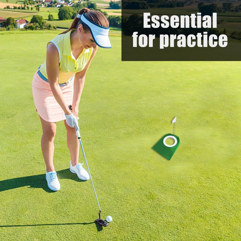 1 Piece Golf Putting Cup, 1 Piece Non Woven Bag,