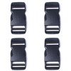 AXEN 4PCS Plastic Buckle, Dual Adjustable Side Quick Release Buckle