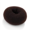 Large Brown Hair Bun Shaper Former Donut Ring Styler by