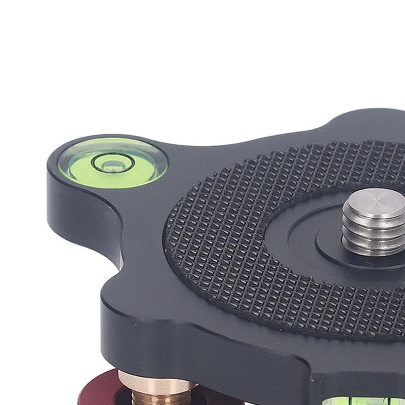 Camera Panoramic Panning Base, 3/8 Inch Screw Aluminum Alloy Panorama