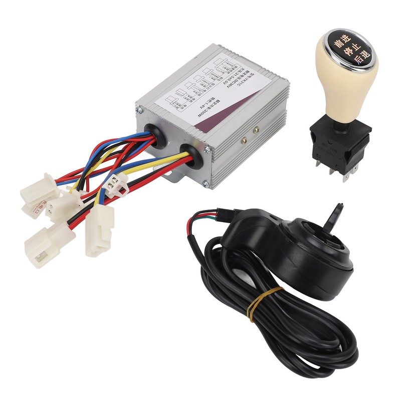 36V 350W Electric Bike Controller Set with Thumb Grip Forward