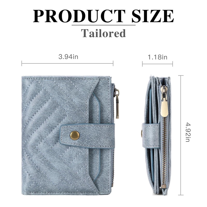 FALAN MULE Women's Small Purse with RFID Blocking, Mini Purse