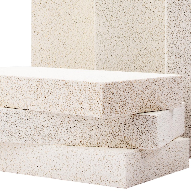 12 Pieces Insulating Fire Brick for Ovens, Kilns, Fireplaces, Forges