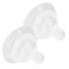 Baby Nipple Liquid Silicone Infant Pacifier Soft Wide Caliber Teat