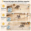 Juguetes para Gatos Interactivos,Cat Running Wheel Interactive Cat Toy con