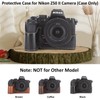 MUZIRI KINOKOO Case for Nikon Z50 II Camera, PU Leather