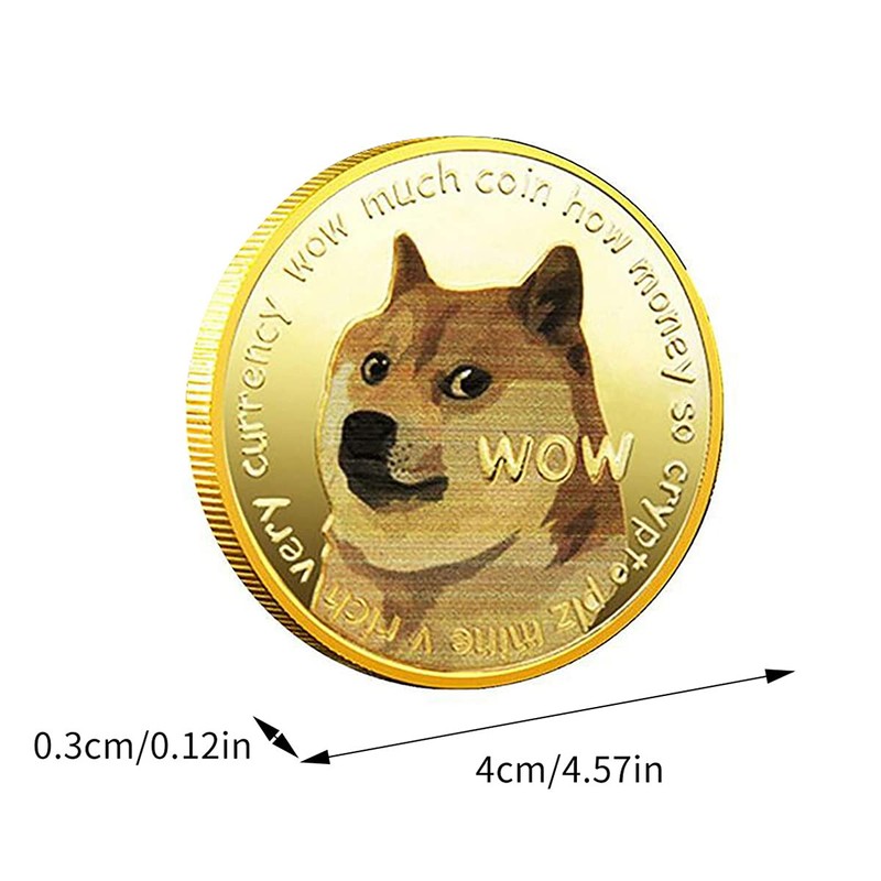Dogecoin Coins Commemorative Coin Doge Coin Limited Edition Collectible Coin