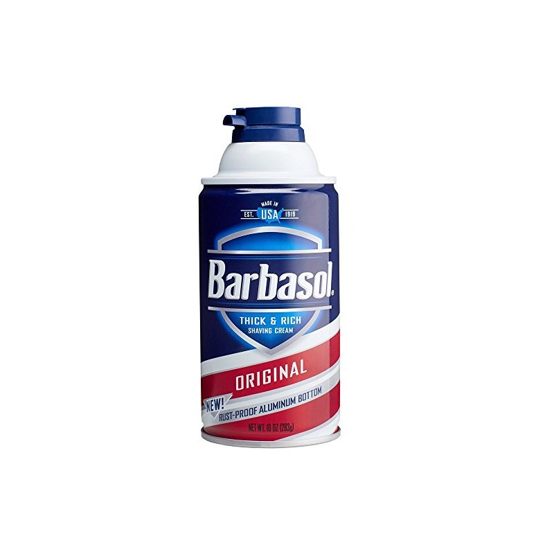 Barbasol Thick and Rich Shaving Cream, Original 10 oz (Pack