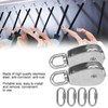 304 Stainless Steel 32mm Pulley with Lock Screw Climbing Carabiner