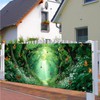 13x6 ft Enchanted Forest Path Garage Door Banner - Sunlit