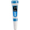 AGT EC Meter: Digital 4-in-1 Water Quality Meter, LCD Display,