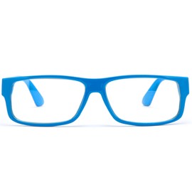 Newbee Fashion - "Kayden" Retro Unisex Plastic Fashion Clear Lens Glasses