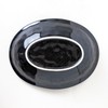 Mino Ware Fave 240 Deep Plate, Black Crystal, Deep Plate