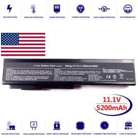 For ASUS Battery for Asus X64JVJX084V G51J-SZ028V G51J-SZ045V G50V-AK062G G50VT-X5 N43JW