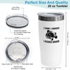 Landscaper White Edition Tumbler 20oz - I came. I mowed