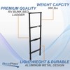 RecPro RV Telescoping Bunk Ladder 52" | Mounting Brackets Included