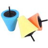 ANCLLO 3 Colors Electric Sponge Cone Metal Polishing Foam Pad