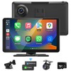 Compatible Wireless Apple CarPlay Android Auto Screen for Car, 2K