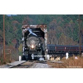 Original Photograph: Norfolk & Western 2-6-6-4 1218 at Catawba, NC, 13 x 19