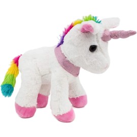 BRUBAKER Plush Unicorn - 8.3 Inches - Cuddly Plush Soft Toy - Stuffed Animal - White