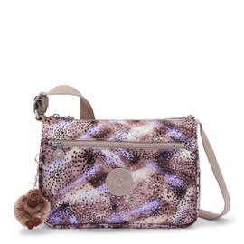 Kipling Women's Callie, Organize Accessories, Spacious Interior, Adjustable Shoulder Strap, Nylon Travel Bag Cross Body, Gleeful Dots, 8.25''L x 7.75''H x 5''D