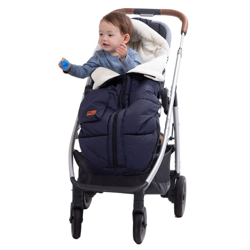 KZ Dotnz Universal Stroller Footmuff with Adjustable Zips, Soft Hood,