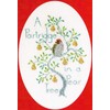 Derwentwater Partridge in a Pear Tree Christmas Cross Stitch Kit