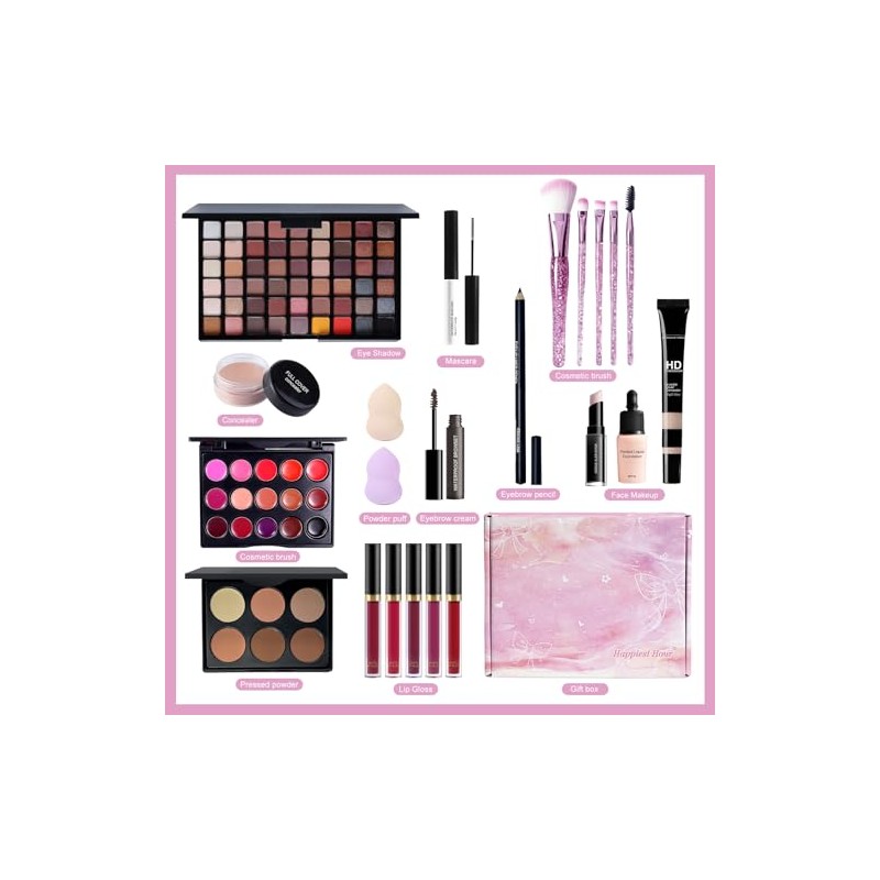 Makeup Set Full Kit for Women Teens Girls,makeup kit for