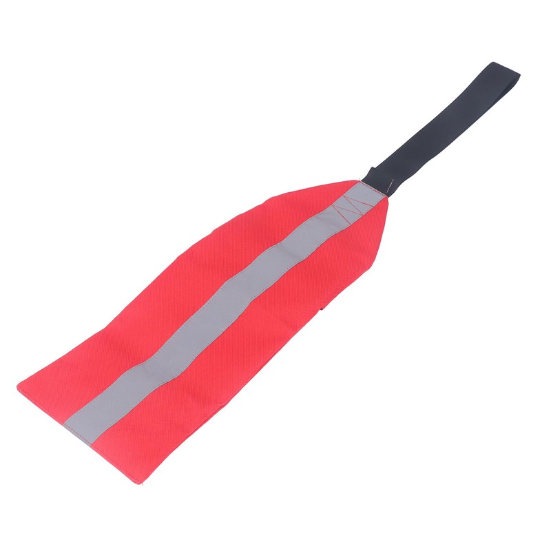 Kayak Safety Flag Multipurpose Oxford Cloth Towing Canoe Red Warning