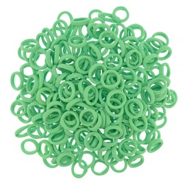 200 Pcs Solid Color Cotton Hair Ties for Women Girls' Elastics Hair Ties Seamless Ponytail Holder (torquoise)