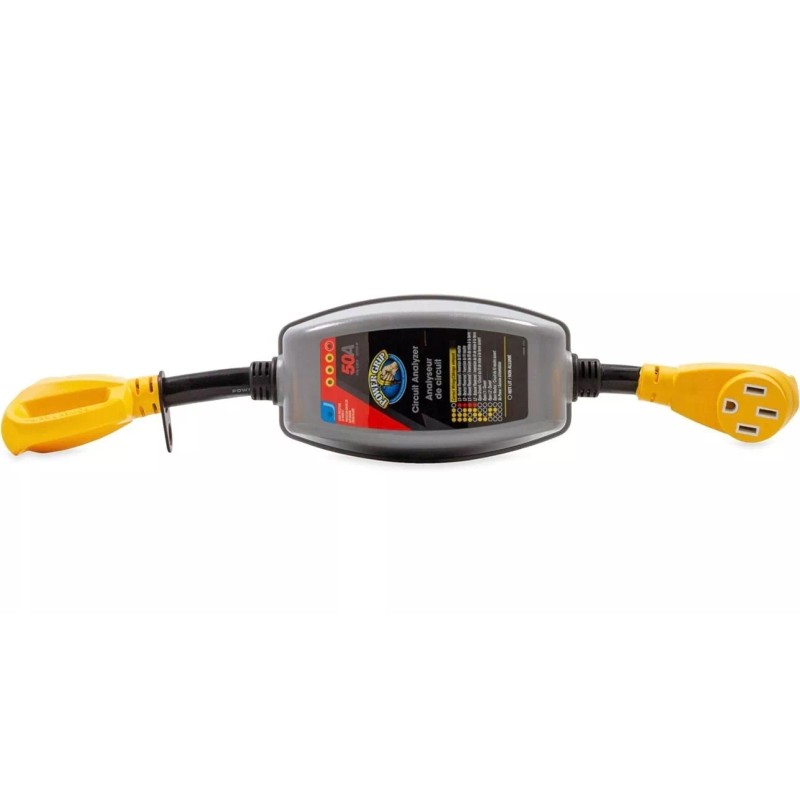 Camco Power Grip - Circuit Analyzer - 50Amp 24" Dogbone